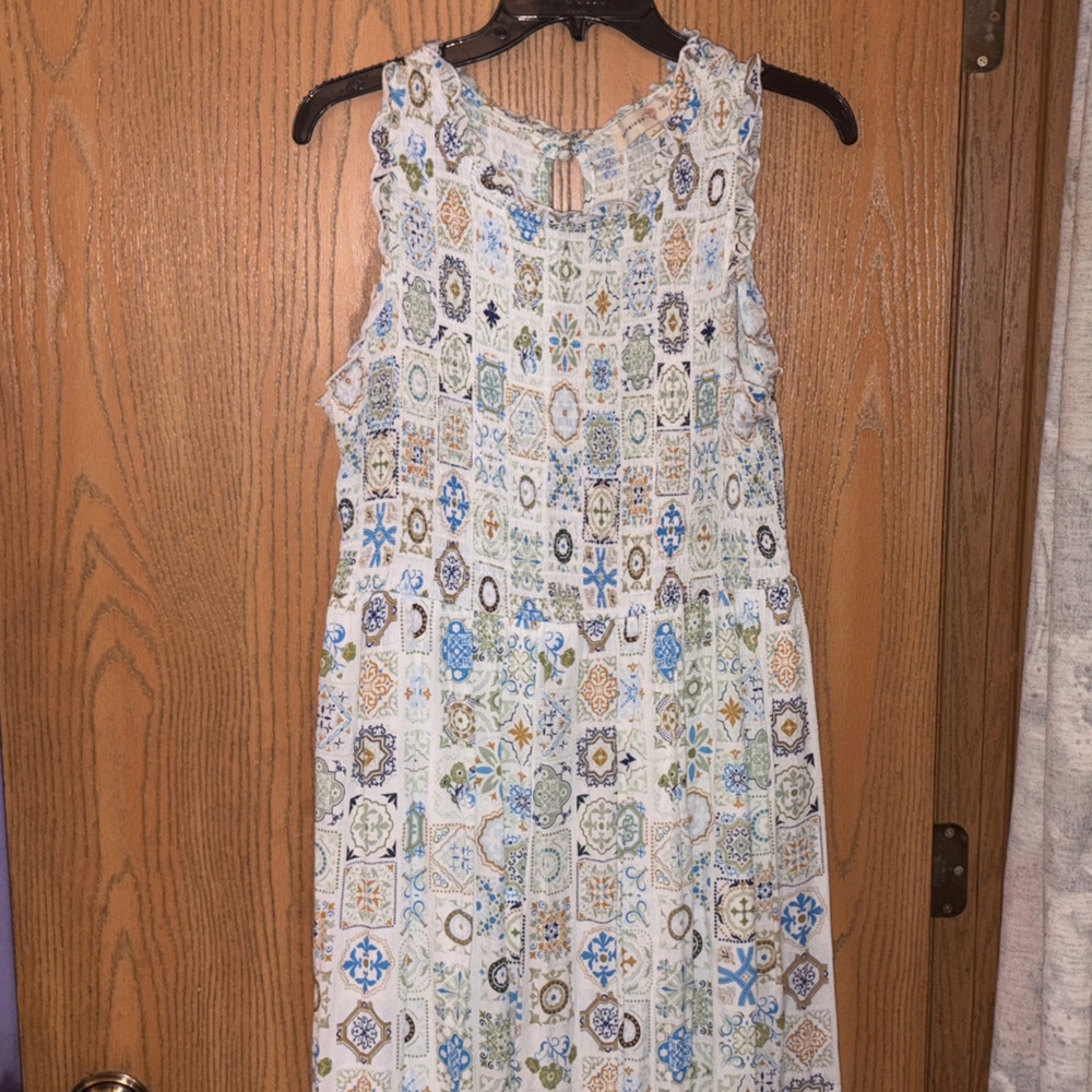 Patterned Maxi Dress